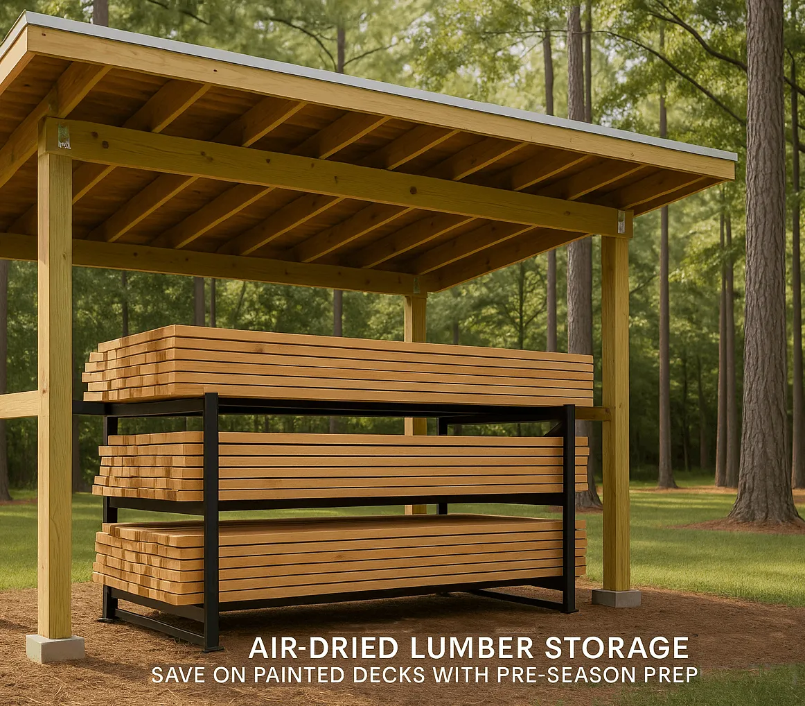 Deck rebuilding project in Raleigh