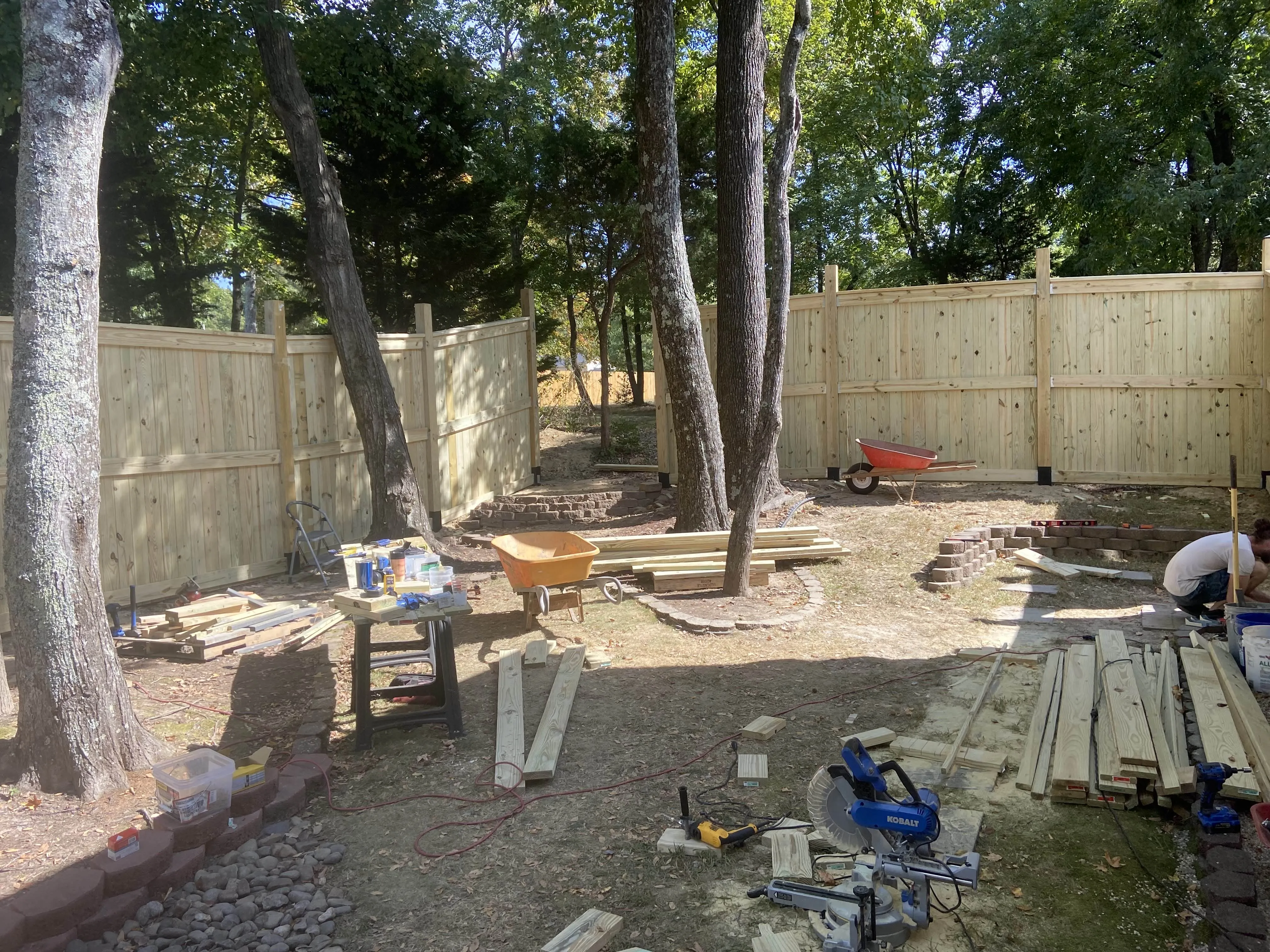 Cap & Trim Privacy Fence