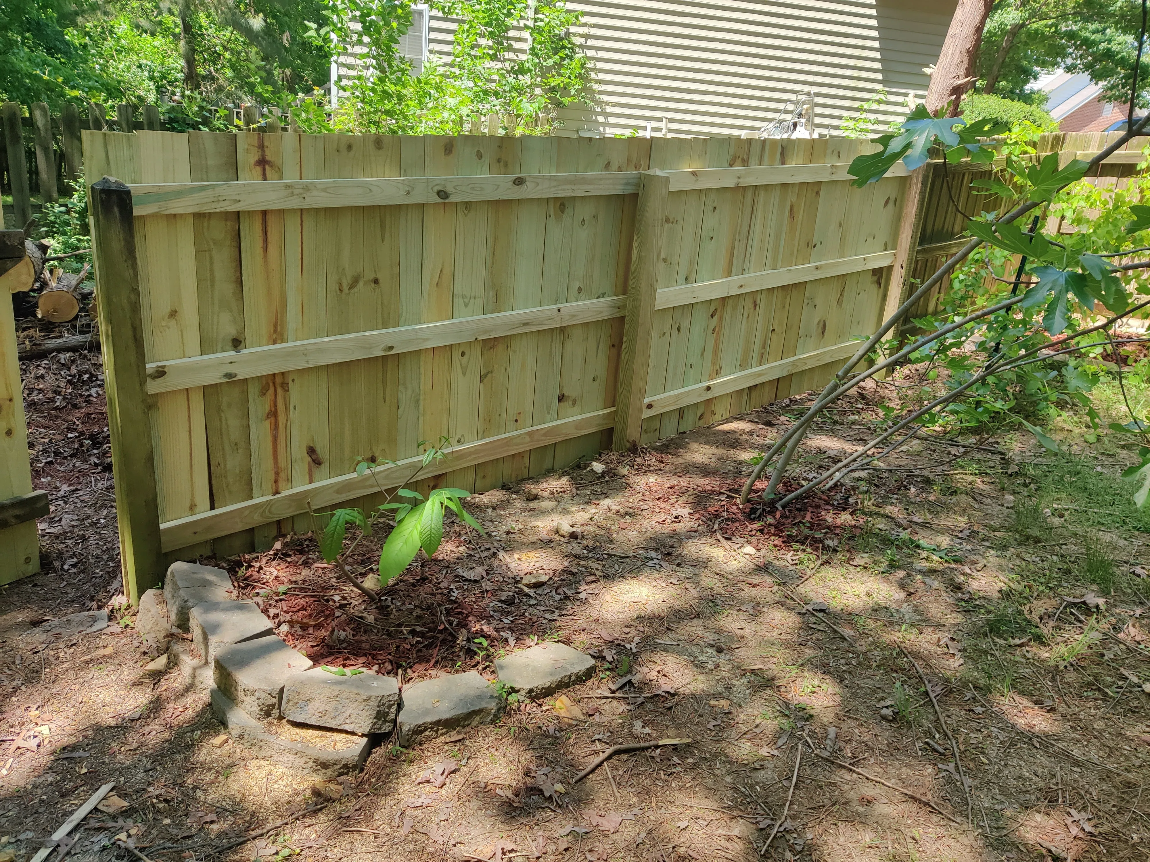 Dog-Eared Privacy Fence